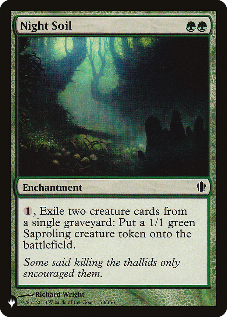 Night Soil [The List] | The Time Vault CA