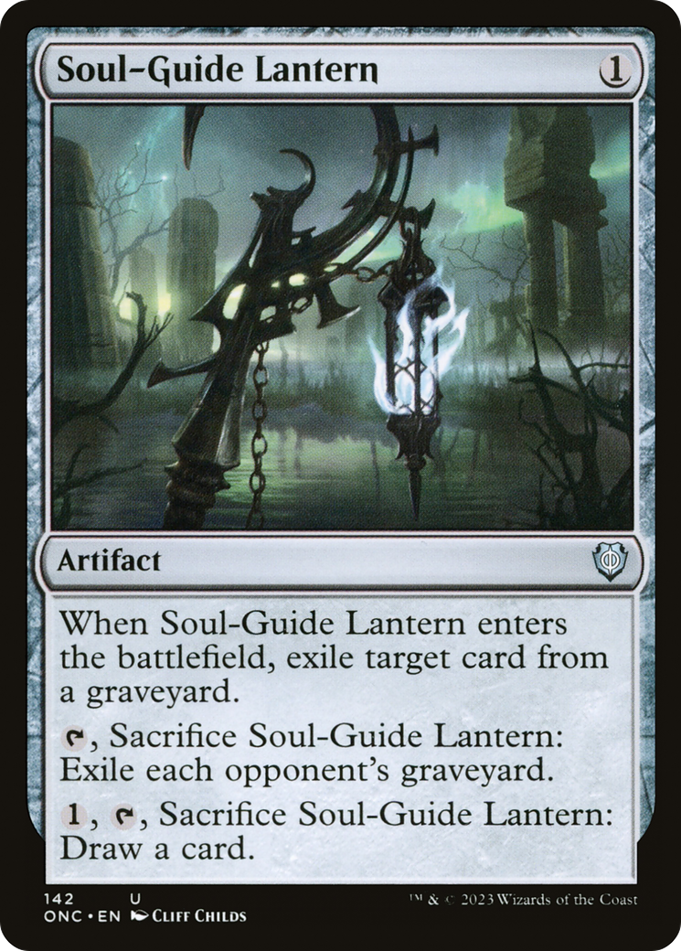 Soul-Guide Lantern [Phyrexia: All Will Be One Commander] | The Time Vault CA