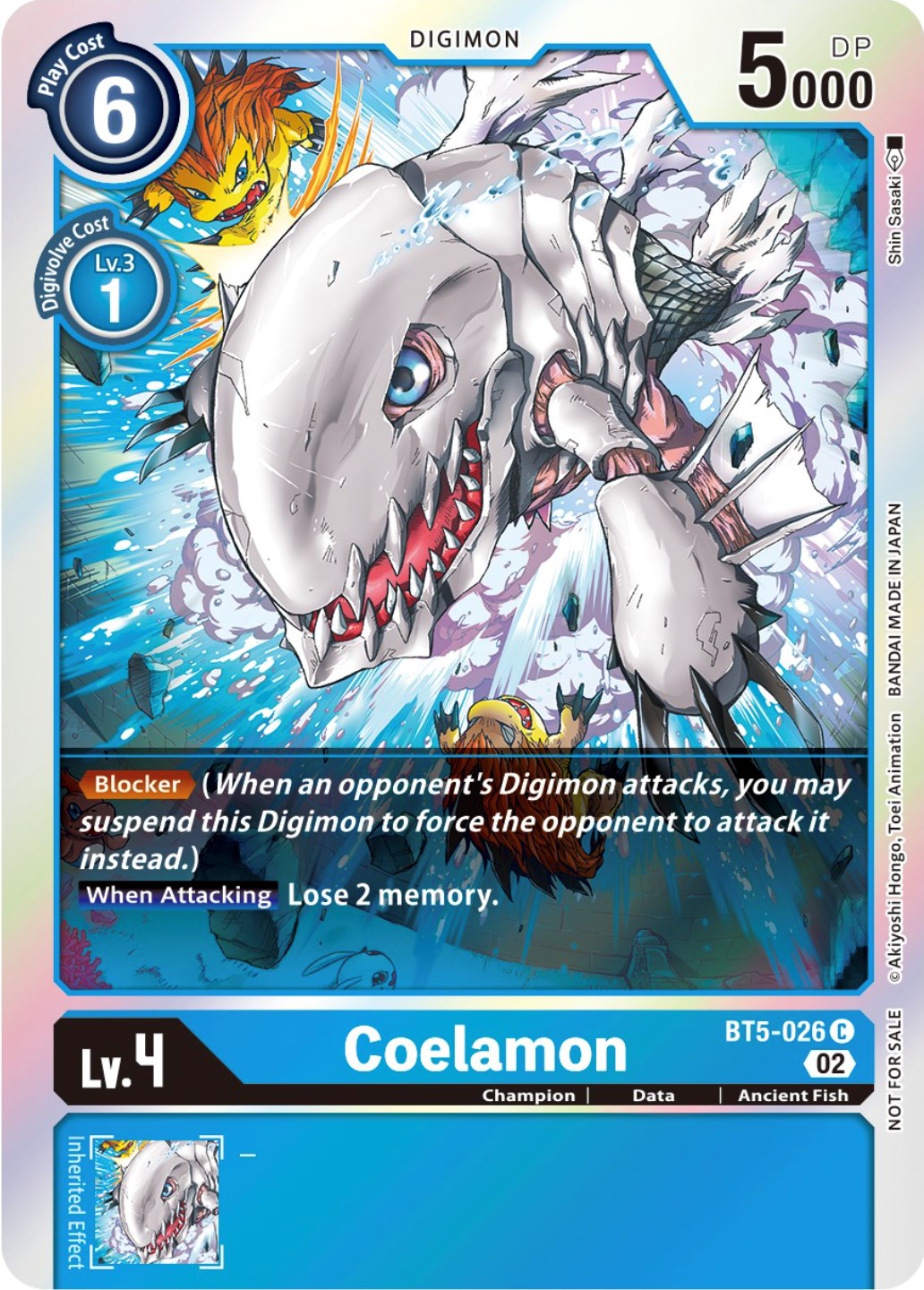 Coelamon [BT5-026] (Official Tournament Pack Vol. 7) [Battle of Omni Promos] | The Time Vault CA
