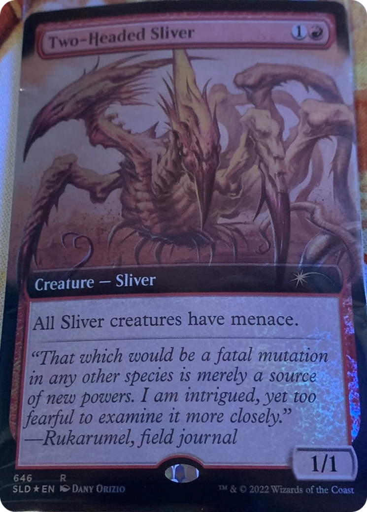 Two-Headed Sliver (Extended Art) [Secret Lair Drop Promos] | The Time Vault CA