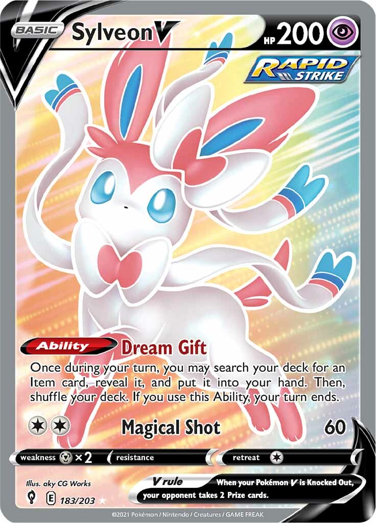 Sylveon V (183/203) [Sword & Shield: Evolving Skies] | The Time Vault CA