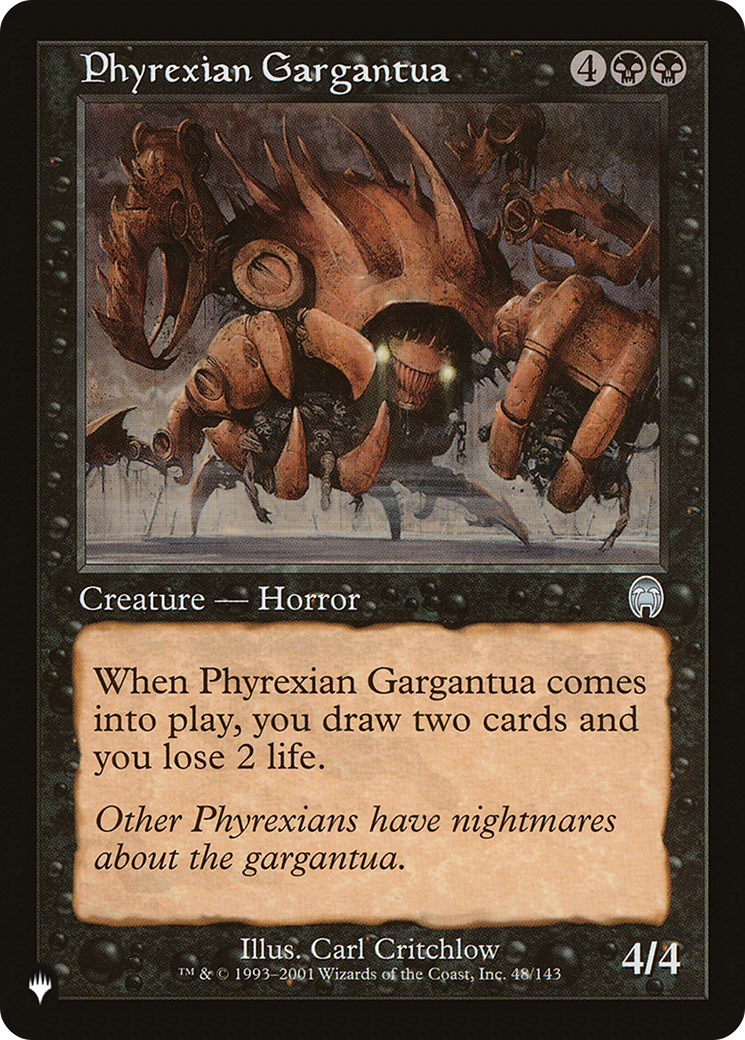 Phyrexian Gargantua [The List] | The Time Vault CA