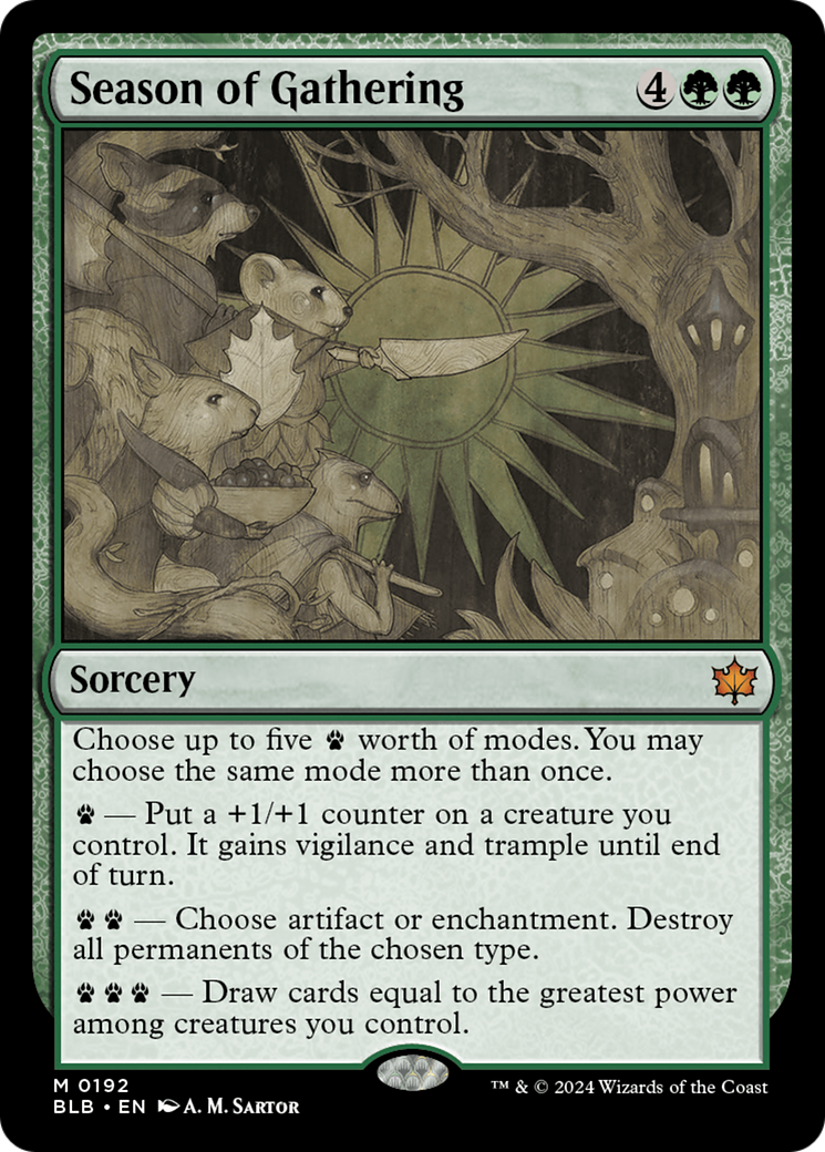 Season of Gathering [Bloomburrow] | The Time Vault CA