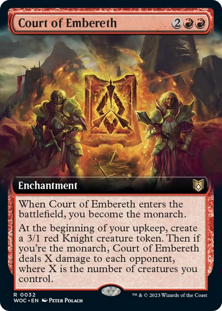 Court of Embereth (Extended Art) [Wilds of Eldraine Commander] | The Time Vault CA