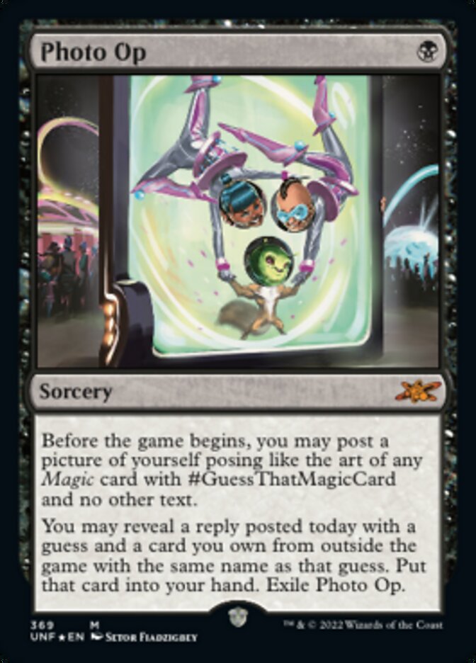 Photo Op (Galaxy Foil) [Unfinity] | The Time Vault CA