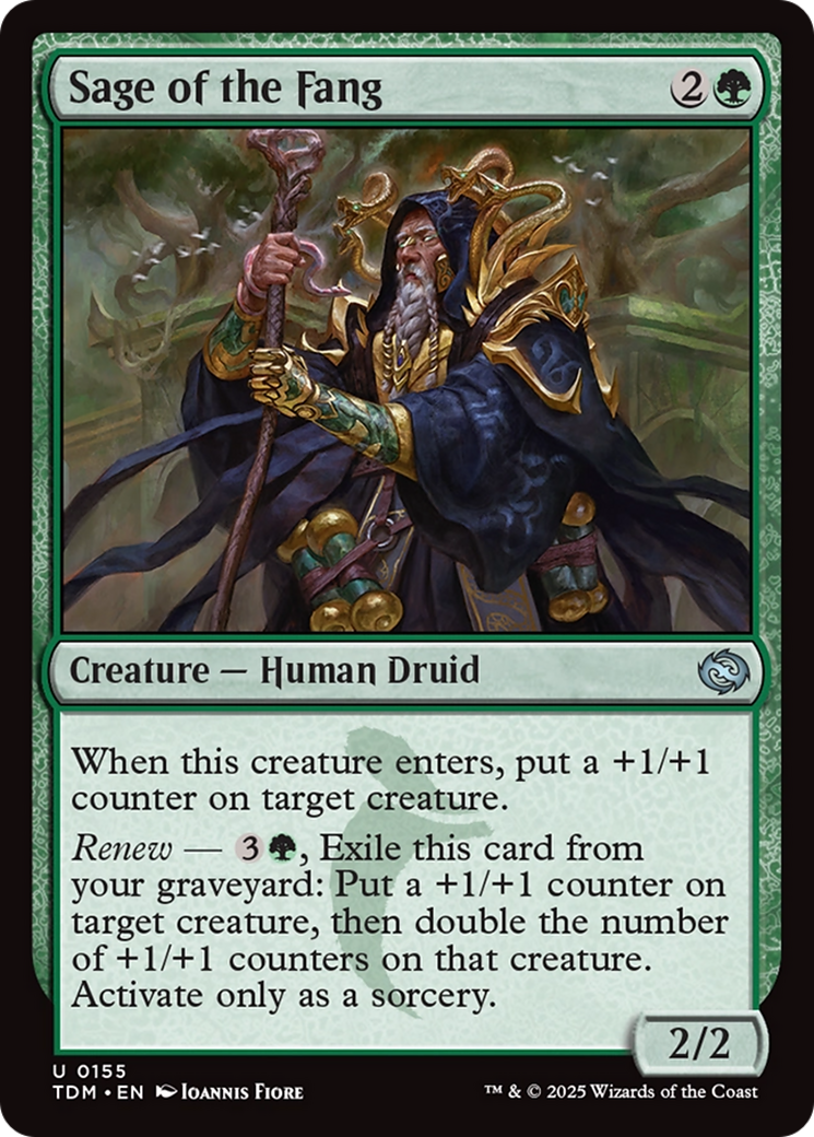 Sage of the Fang [Tarkir: Dragonstorm] | The Time Vault CA