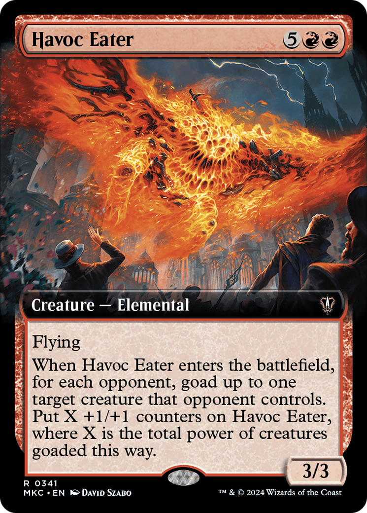 Havoc Eater (Extended Art) [Murders at Karlov Manor Commander] | The Time Vault CA