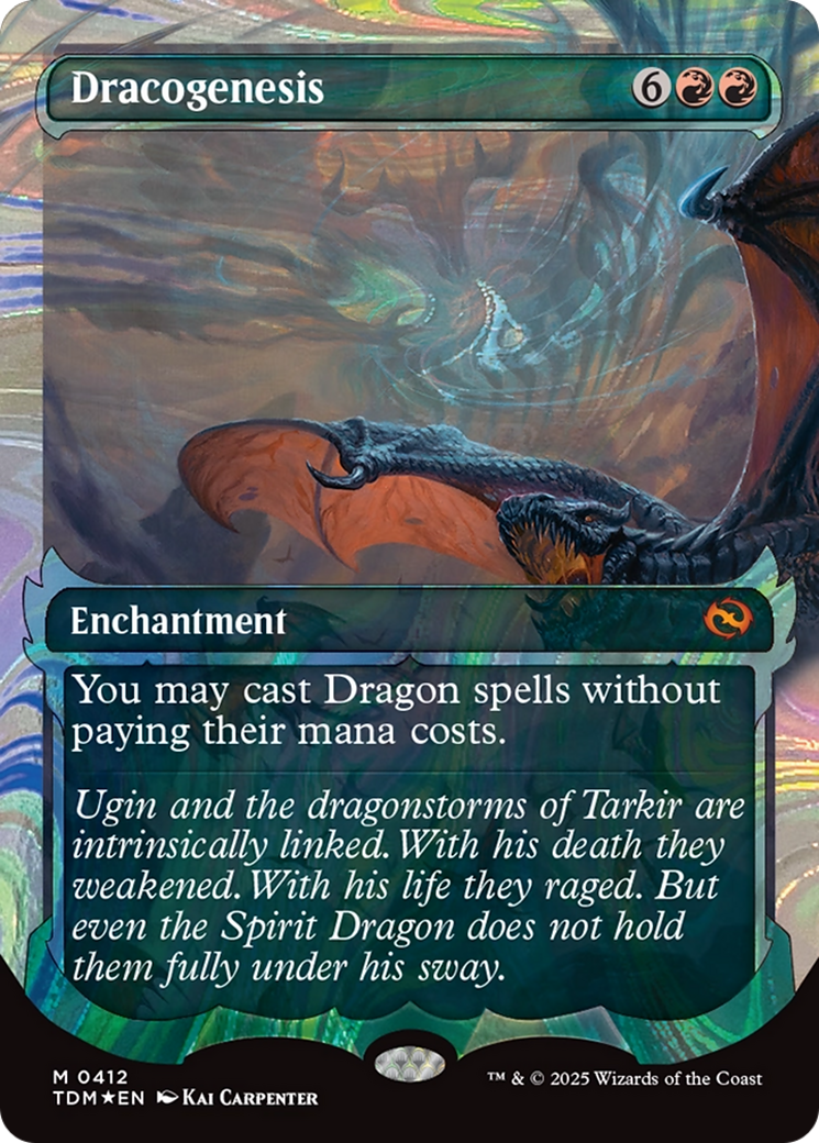 Dracogenesis (0412) (Showcase) (Halo Foil) [Tarkir: Dragonstorm] | The Time Vault CA