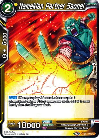 Namekian Partner Saonel (BT7-090) [Assault of the Saiyans] | The Time Vault CA