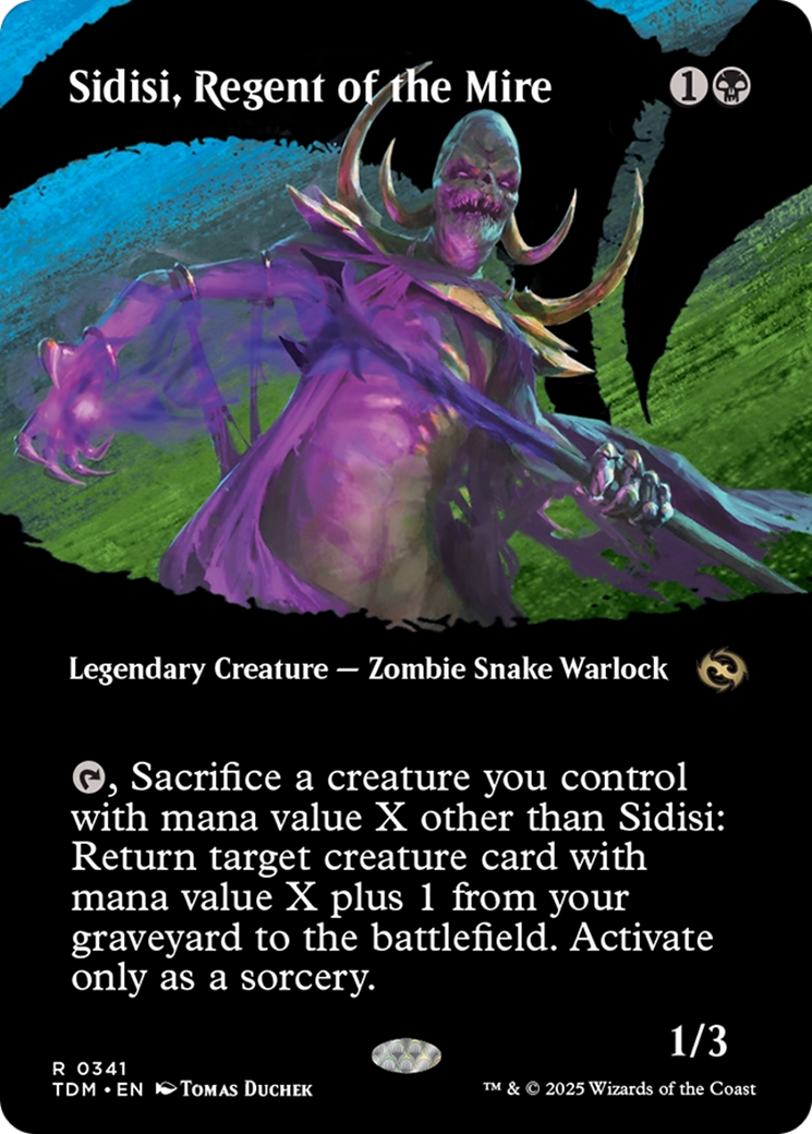 Sidisi, Regent of the Mire (Borderless) [Tarkir: Dragonstorm] | The Time Vault CA