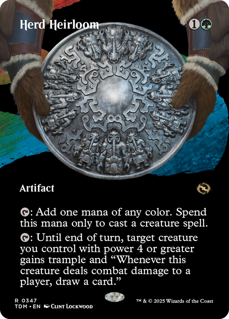Herd Heirloom (Borderless) [Tarkir: Dragonstorm] | The Time Vault CA