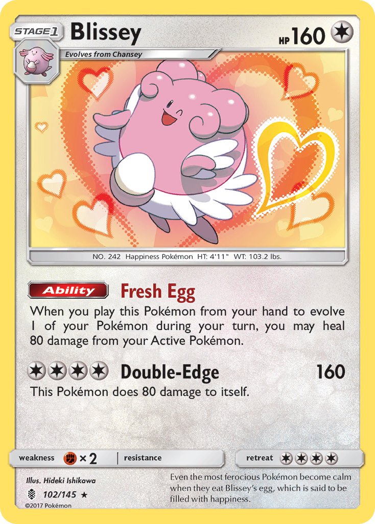 Blissey (102/145) [Sun & Moon: Guardians Rising] | The Time Vault CA