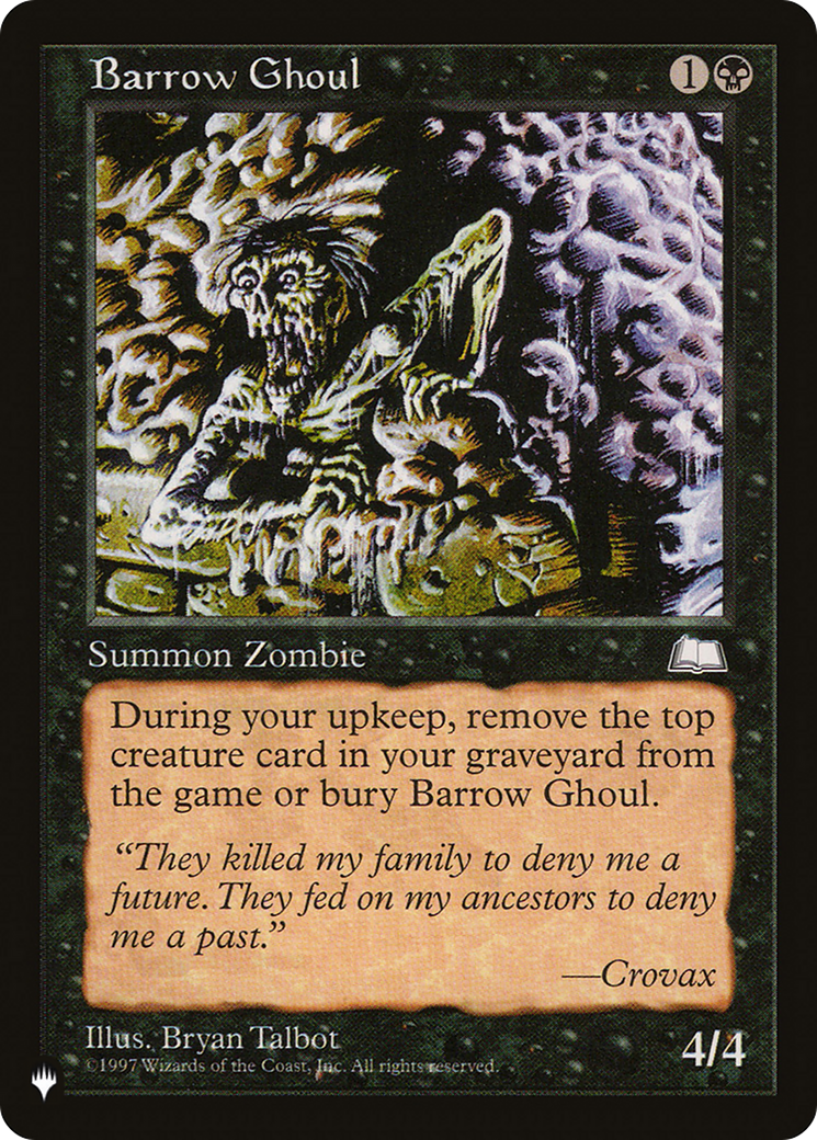 Barrow Ghoul [The List] | The Time Vault CA