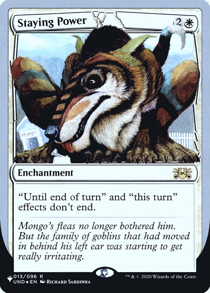 Staying Power (Unfinity Foil Edition) [The List] | The Time Vault CA
