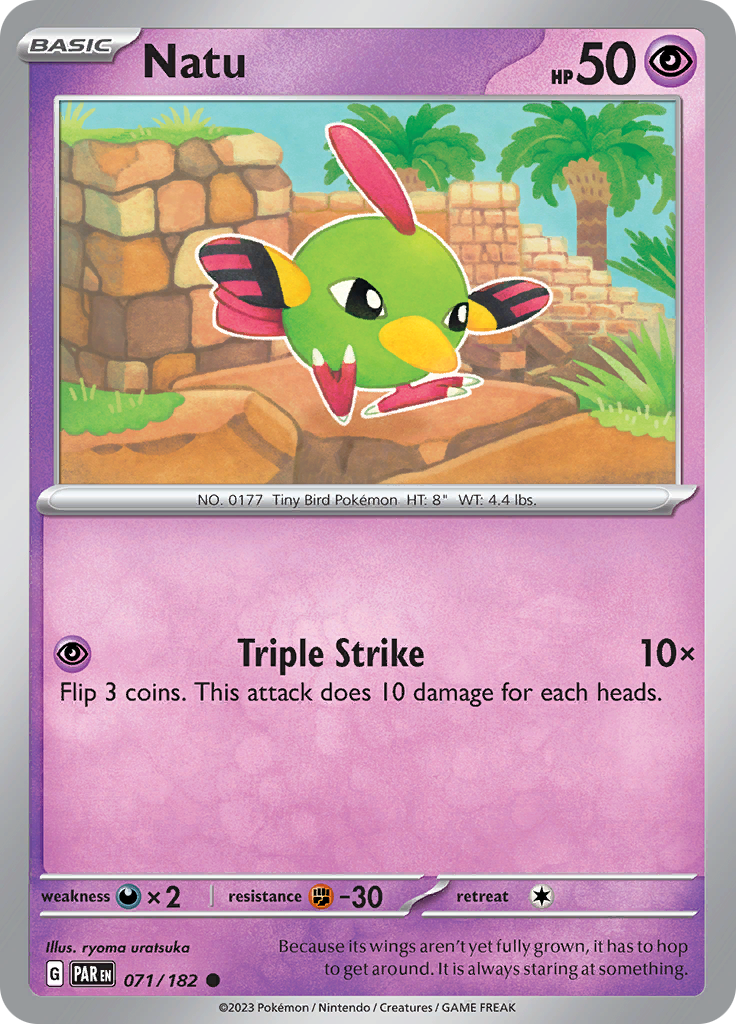 Natu (071/182) [Scarlet & Violet: Paradox Rift] | The Time Vault CA