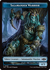 Salamander Warrior // Zombie Druid Double-Sided Token [Tarkir: Dragonstorm Commander Tokens] | The Time Vault CA