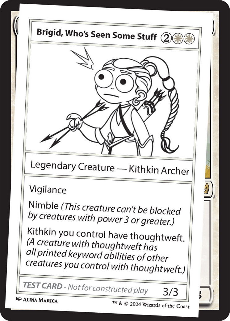 Brigid, Who's Seen Some Stuff [Mystery Booster 2 Playtest Cards] | The Time Vault CA