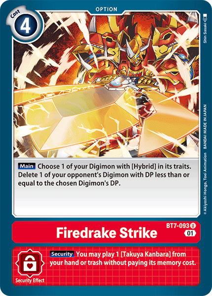 Firedrake Strike [BT7-093] [Next Adventure] | The Time Vault CA