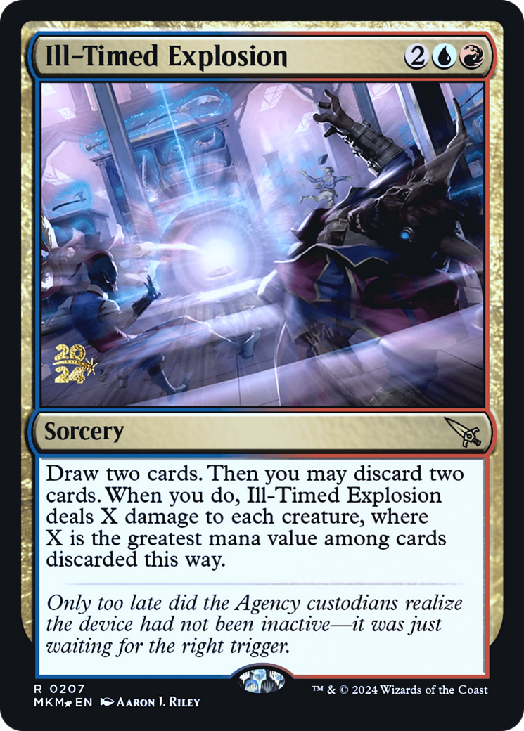 Ill-Timed Explosion [Murders at Karlov Manor Prerelease Promos] | The Time Vault CA