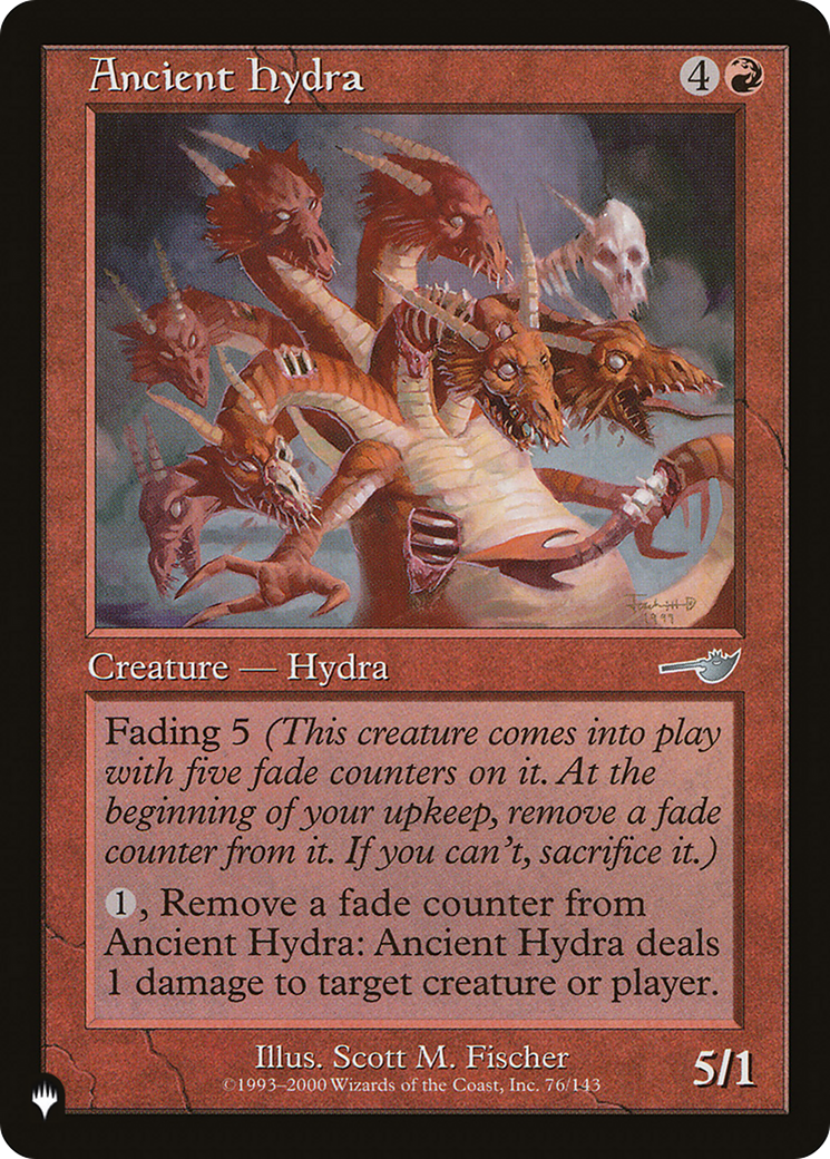 Ancient Hydra [The List Reprints] | The Time Vault CA