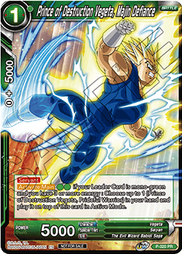 Prince of Destruction Vegeta, Majin Defiance (P-320) [Tournament Promotion Cards] | The Time Vault CA