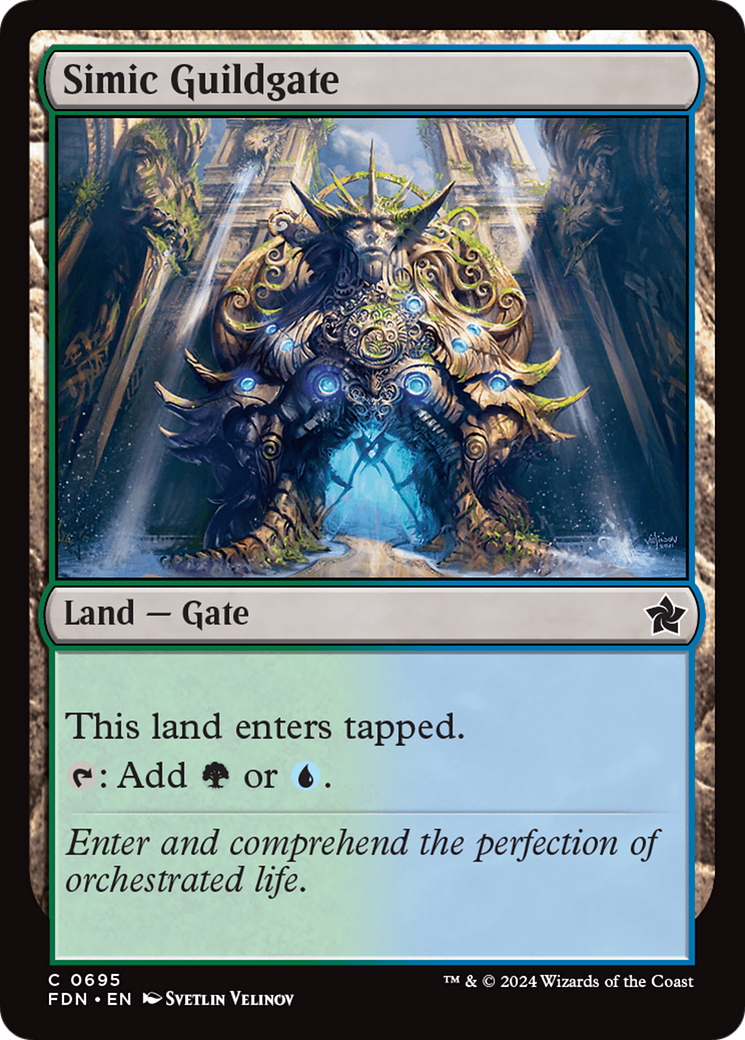 Simic Guildgate [Foundations] | The Time Vault CA