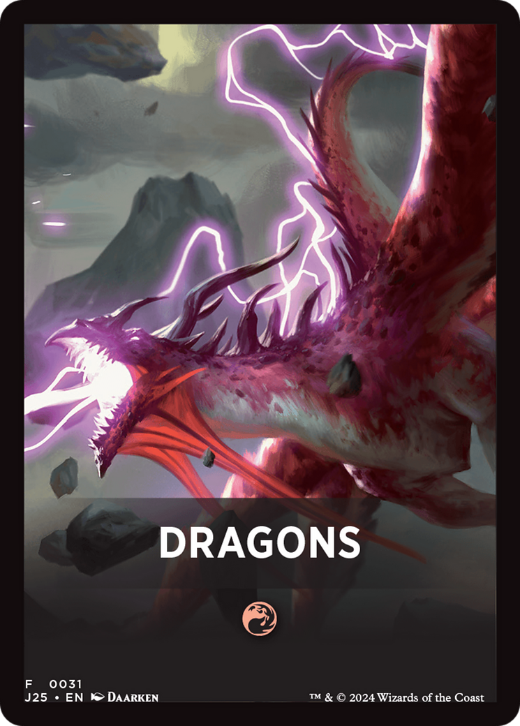 Dragons Theme Card [Foundations Jumpstart Front Cards] | The Time Vault CA