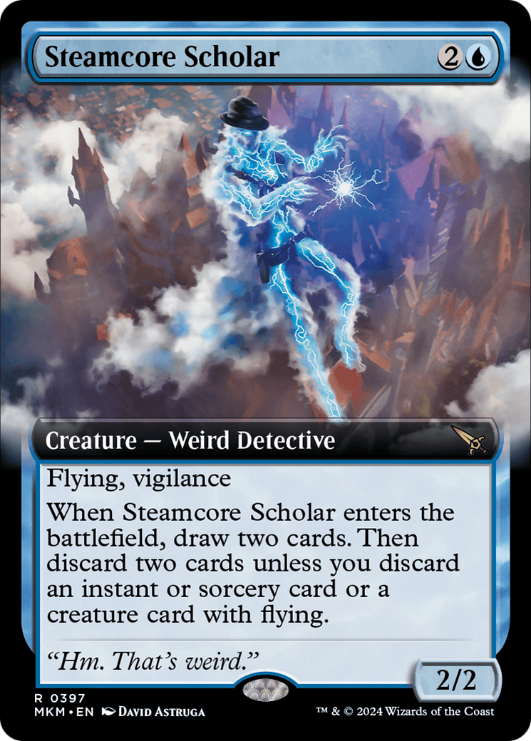 Steamcore Scholar (Extended Art) [Murders at Karlov Manor] | The Time Vault CA