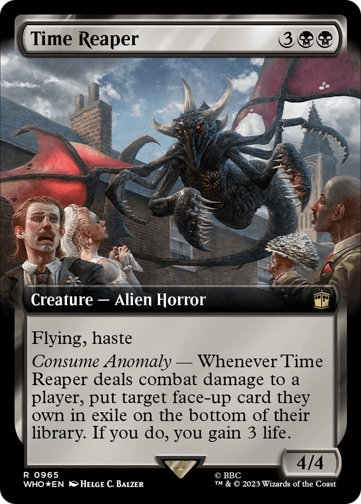 Time Reaper (Extended Art) (Surge Foil) [Doctor Who] | The Time Vault CA