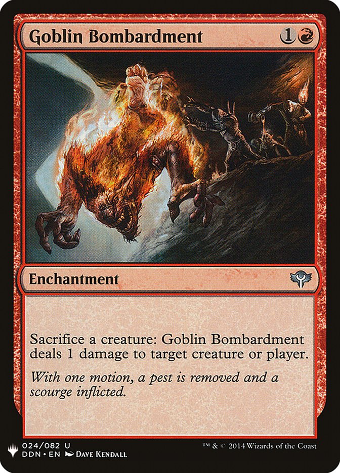 Goblin Bombardment [Mystery Booster] | The Time Vault CA