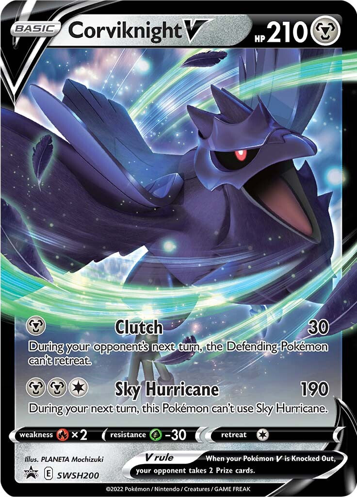 Corviknight V (SWSH200) [Sword & Shield: Black Star Promos] | The Time Vault CA