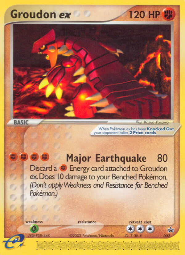 Groudon ex (002) [Nintendo: Black Star Promos] | The Time Vault CA
