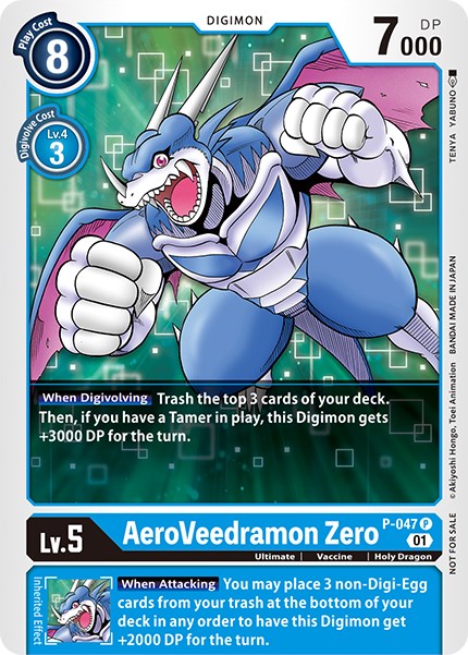 AeroVeedramon Zero [P-047] [Promotional Cards] | The Time Vault CA