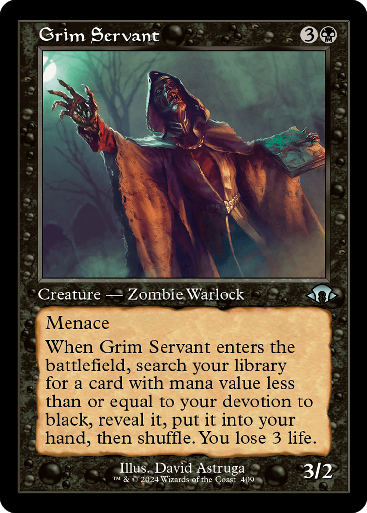 Grim Servant (Retro) [Modern Horizons 3] | The Time Vault CA