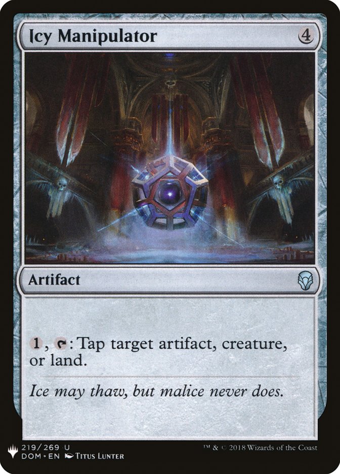 Icy Manipulator [Mystery Booster] | The Time Vault CA