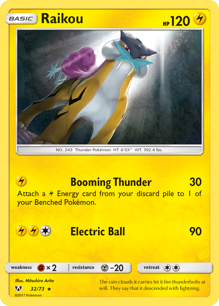 Raikou (32/73) [Sun & Moon: Shining Legends] | The Time Vault CA