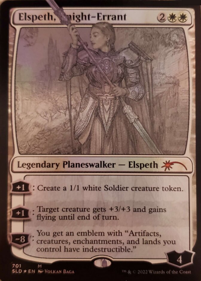 Elspeth, Knight-Errant (Sketch) [Secret Lair Drop Promos] | The Time Vault CA