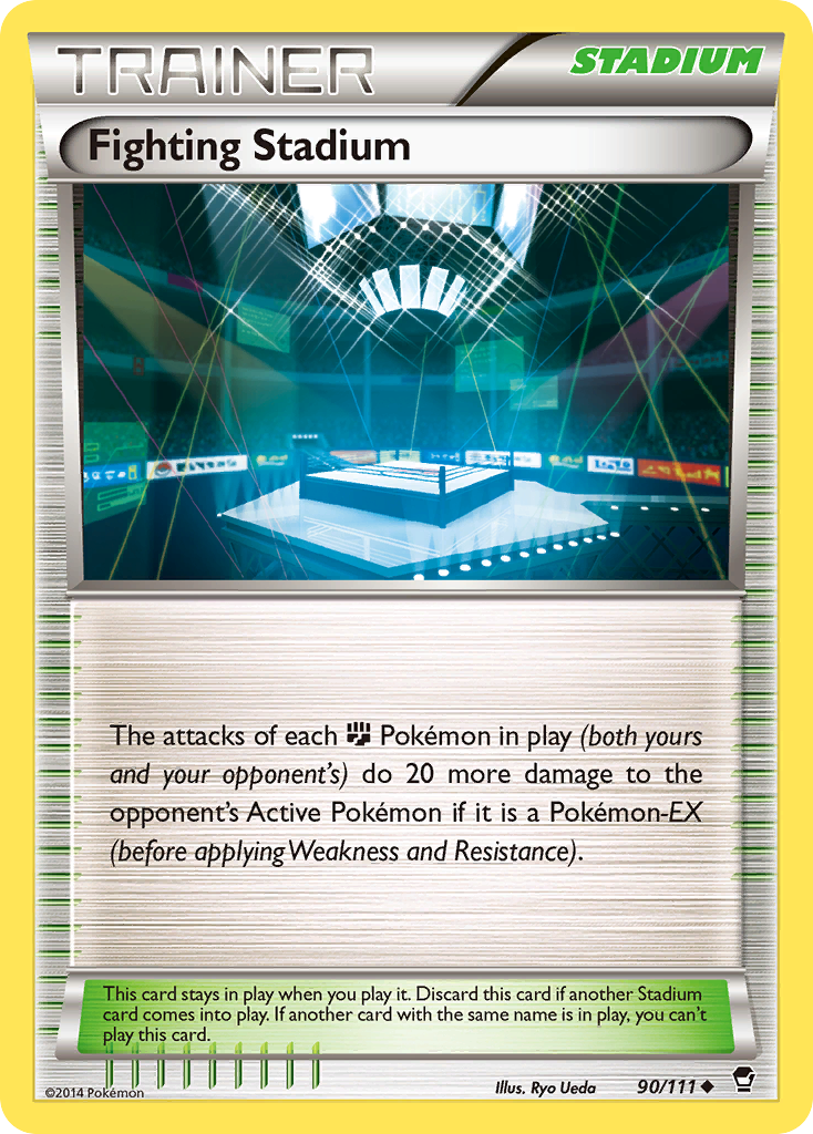 Fighting Stadium (90/111) [XY: Furious Fists] | The Time Vault CA