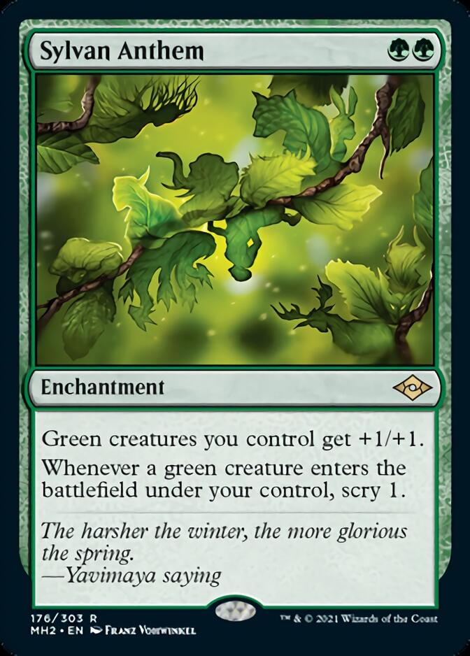 Sylvan Anthem [Modern Horizons 2] | The Time Vault CA
