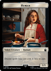 Human (0005) // Food (0026) Double-Sided Token [Doctor Who Tokens] | The Time Vault CA