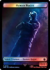 Human Rogue // Cyberman Double-Sided Token (Surge Foil) [Doctor Who Tokens] | The Time Vault CA