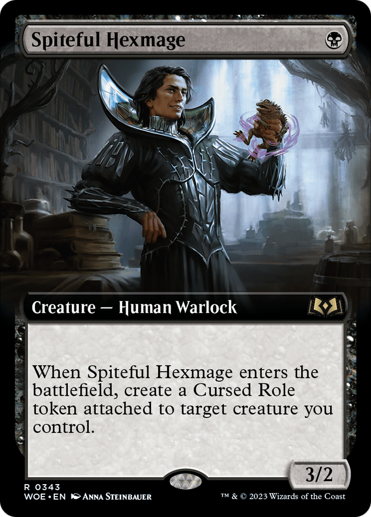 Spiteful Hexmage (Extended Art) [Wilds of Eldraine] | The Time Vault CA