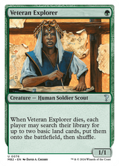 Veteran Explorer (White Border) [Mystery Booster 2] | The Time Vault CA