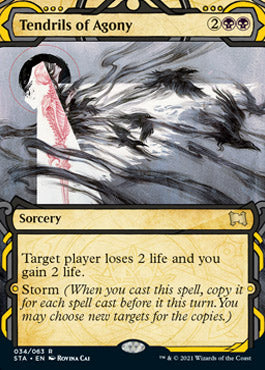 Tendrils of Agony (Foil Etched) [Strixhaven: Mystical Archive] | The Time Vault CA