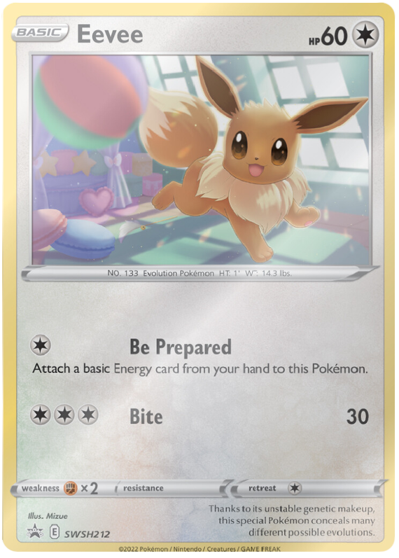 Eevee (SWSH212) [Sword & Shield: Black Star Promos] | The Time Vault CA