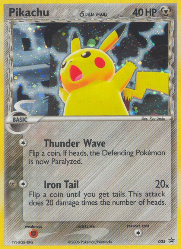 Pikachu (035) (Delta Species) [Nintendo: Black Star Promos] | The Time Vault CA