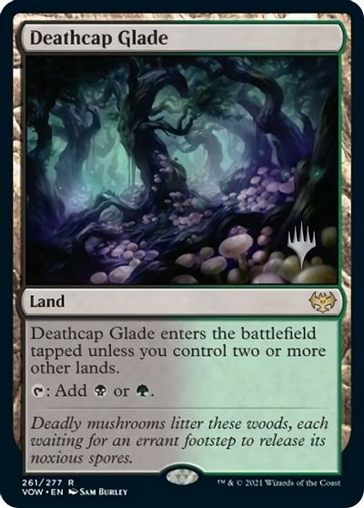 Deathcap Glade (Promo Pack) [Innistrad: Crimson Vow Promos] | The Time Vault CA