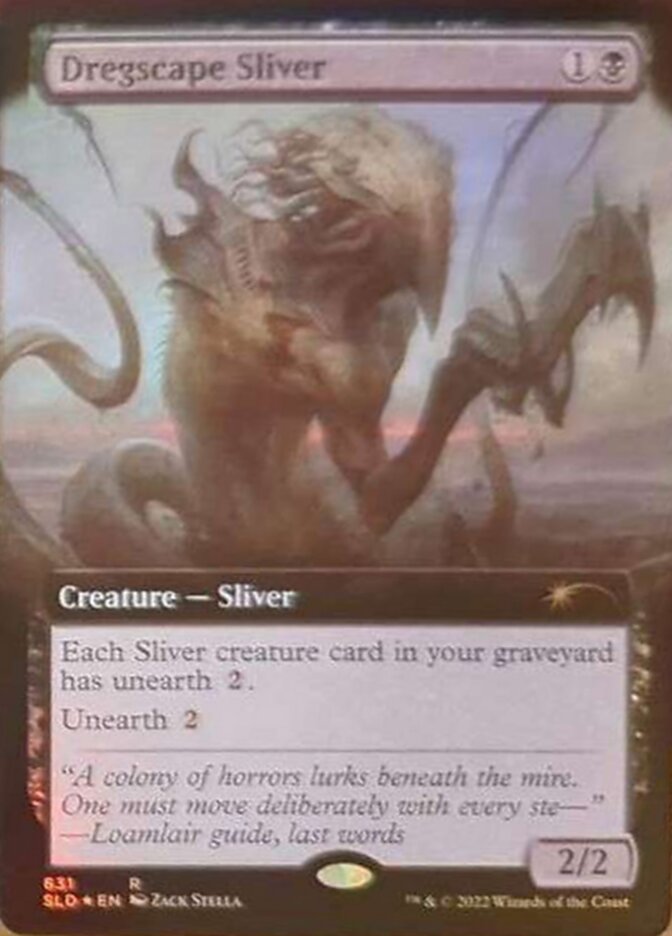 Dregscape Sliver (Extended Art) [Secret Lair Drop Promos] | The Time Vault CA