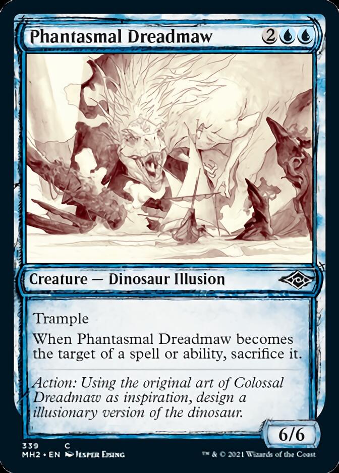 Phantasmal Dreadmaw (Sketch) [Modern Horizons 2] | The Time Vault CA