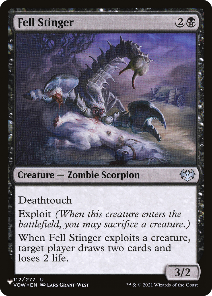 Fell Stinger [The List Reprints] | The Time Vault CA